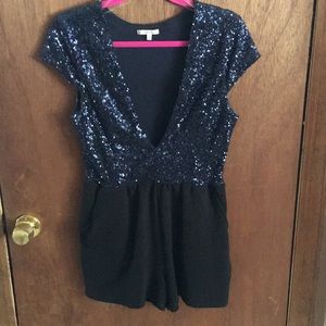 Midnight Blue Romper